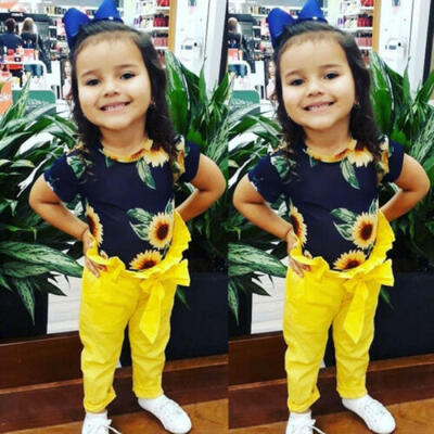 US 2Pcs Toddler Infant Baby Girl Kid T-shirt Top Wide Leg Pants Clothes Outfit
US 2Pcs Toddler Infant Baby Girl Kid T-shirt Top Wide Leg Pants Clothes Outfit