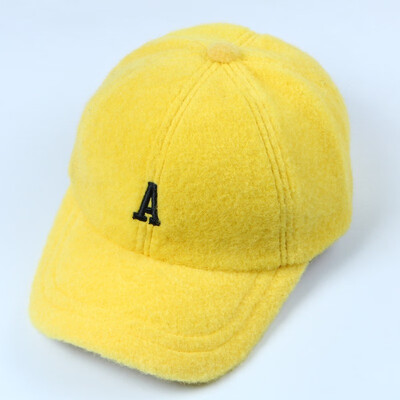 Hat Lady Autumn Winter 2019 Korean Edition New Wool Warm Student Baseball Cap Wholesale with Alphabetic Duck Tongue Cap