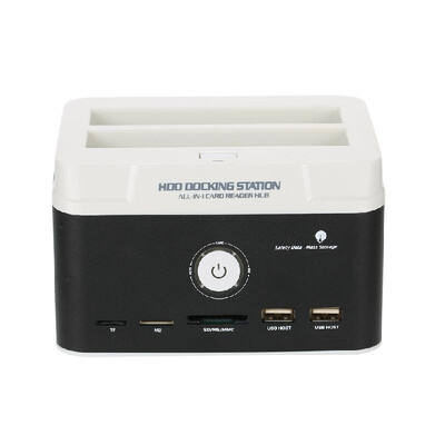 Multifunctional 25" 35" USB 20 to SATA IDE External HDD Hard Drive Docking Station Card Reader USB 20 Hub with OTB One Touch
Multifunctional 25" 35" USB 20 to SATA IDE External HDD Hard Drive Docking Station Card Reader USB 20 Hub with OTB One Touch