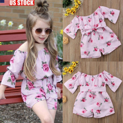 US Summer Toddler Baby Kids Girls Floral Romper Bodysuit Jumpsuit Outfit Clothes
US Summer Toddler Baby Kids Girls Floral Romper Bodysuit Jumpsuit Outfit Clothes