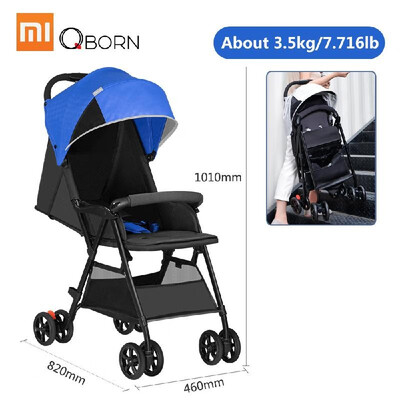 Xiaomi QBORN Lightweight Folding Stroller Baby Stroller Adjustable Angle Quick Wash 3 Stage Waterproof Canopy Universal Baby Foldi
Xiaomi QBORN Lightweight Folding Stroller Baby Stroller Adjustable Angle Quick Wash 3 Stage Waterproof Canopy Universal Baby Foldi