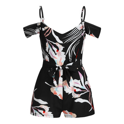 Starmoon Womens Sexy Flower Printed V-Neck Halter Camisole Backless Jumpsuit
Starmoon Womens Sexy Flower Printed V-Neck Halter Camisole Backless Jumpsuit