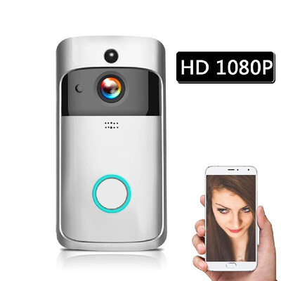 WiFi Smart Wireless Security DoorBell Smart HD 1080P Visual Intercom Recording Video Door Phone Remote Home Monitoring Night Visio
WiFi Smart Wireless Security DoorBell Smart HD 1080P Visual Intercom Recording Video Door Phone Remote Home Monitoring Night Visio