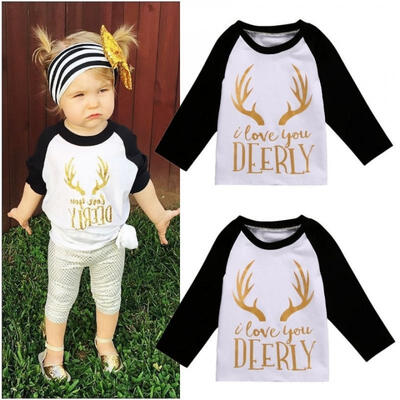 Toddler Kids Baby Girl Xmas Tees Long Sleeve Tops T-shirt Christmas Clothes 0-5T NEW
Toddler Kids Baby Girl Xmas Tees Long Sleeve Tops T-shirt Christmas Clothes 0-5T NEW