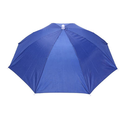 Anti-Rain Elastic Band Head Umbrella Hat Outdoor Fishing Sunscreen Tool