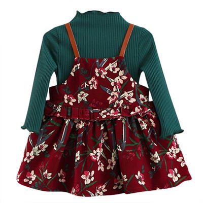 Girls Long Sleeve Dress Baby Girl floral Strip Dress High Collar Shirt Girl Autumn Dress Children Clothes
Girls Long Sleeve Dress Baby Girl floral Strip Dress High Collar Shirt Girl Autumn Dress Children Clothes