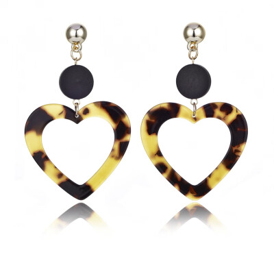 Yellow Blue Black Acrylic Heart Piercing Earrings Punk Hollow Drop Dangle Earrings For Women Ear Jewelry Brincos
Yellow Blue Black Acrylic Heart Piercing Earrings Punk Hollow Drop Dangle Earrings For Women Ear Jewelry Brincos