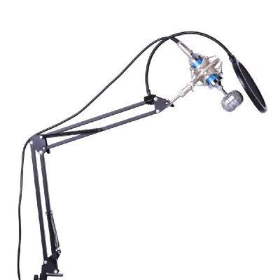 Professional Studio Broadcasting Recording Condenser Microphone Mic Kit Set 35mm with Shock Mount Adjustable Suspension Scissor A
Professional Studio Broadcasting Recording Condenser Microphone Mic Kit Set 35mm with Shock Mount Adjustable Suspension Scissor A