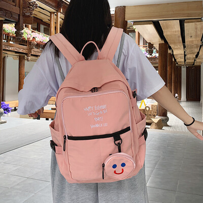 2019 new bag female Korean version of the high school ins super fire college students casual wild son girl backpack
2019 new bag female Korean version of the high school ins super fire college students casual wild son girl backpack