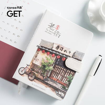 Sky Notepad Office Record Book is not closed Old Street Notebook Creative Handbook Book Sushi Shop TS-4021
Sky Notepad Office Record Book is not closed Old Street Notebook Creative Handbook Book Sushi Shop TS-4021