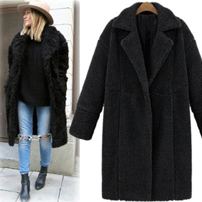 Roseonmyhand Women Winter Solid Lapel Long Sleeve Plush Pocket Jacket Long Outwear Coat
Roseonmyhand Women Winter Solid Lapel Long Sleeve Plush Pocket Jacket Long Outwear Coat