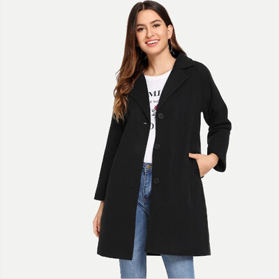 Toponeto Women Work Solid Vintage Winter Office Long Sleeve Button Woolen Jacket CoatWome
Toponeto Women Work Solid Vintage Winter Office Long Sleeve Button Woolen Jacket CoatWome