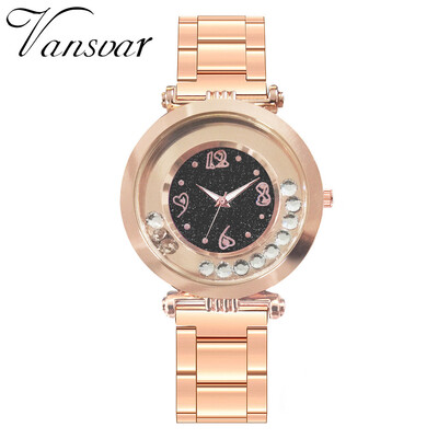 Vansvar Women Watches Bead Rotating Dial Ladies Quartz Wristwatch Starry Sky Rose Alloy Strap Clock Dress Gift Zegarki Damskie50
Vansvar Women Watches Bead Rotating Dial Ladies Quartz Wristwatch Starry Sky Rose Alloy Strap Clock Dress Gift Zegarki Damskie50