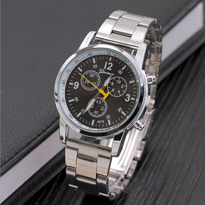 Luxury Business Wristwatch Round Three Tone Faux Chronograph Quartz Watch with Bracelet Strap
Luxury Business Wristwatch Round Three Tone Faux Chronograph Quartz Watch with Bracelet Strap