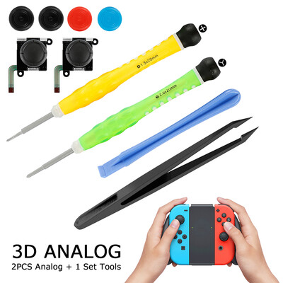 Two Pack Analog 3D Joy con Joystick Replacement for Nintendo Switchjoycon Switch joysticks compatiable with Left joycon Right
Two Pack Analog 3D Joy con Joystick Replacement for Nintendo Switchjoycon Switch joysticks compatiable with Left joycon Right