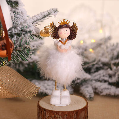 Christmas Plush Angel Doll Cute White Angel Holiday Ornaments Desktop Window Decoration Christmas Tree Decoration Pendant
Christmas Plush Angel Doll Cute White Angel Holiday Ornaments Desktop Window Decoration Christmas Tree Decoration Pendant