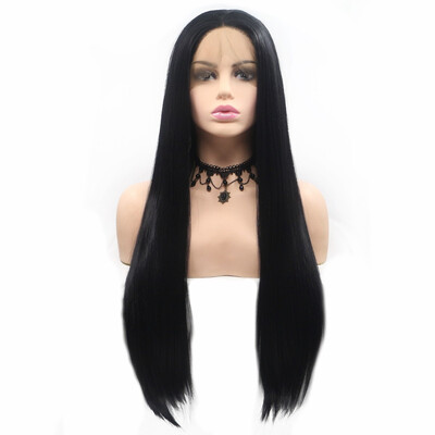 Amazing Star Lace Frontal Wig Straight Hair Heat Resistant Half Hand Tied Lace Frontal Synthetic Wigs Black Color
Amazing Star Lace Frontal Wig Straight Hair Heat Resistant Half Hand Tied Lace Frontal Synthetic Wigs Black Color