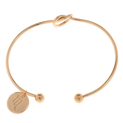 Twelve Constellations Gold Knotted Opening Bracelet Personality Valentines Day Hot Gift
Twelve Constellations Gold Knotted Opening Bracelet Personality Valentines Day Hot Gift