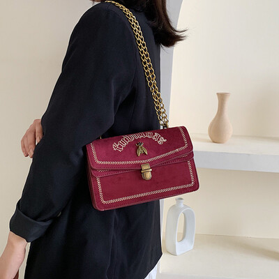 Advanced sense bag female bag 2019 new fashion scrub shoulder bag popular Messenger bag wild ins chain bag
Advanced sense bag female bag 2019 new fashion scrub shoulder bag popular Messenger bag wild ins chain bag