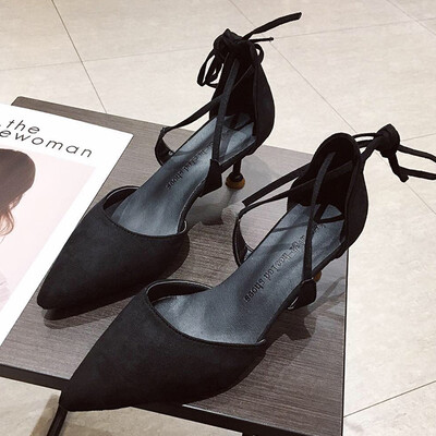 Roman sandal fairy summer Korean 100-color pointed strap fine&young girls high-heeled shoes
Roman sandal fairy summer Korean 100-color pointed strap fine&young girls high-heeled shoes