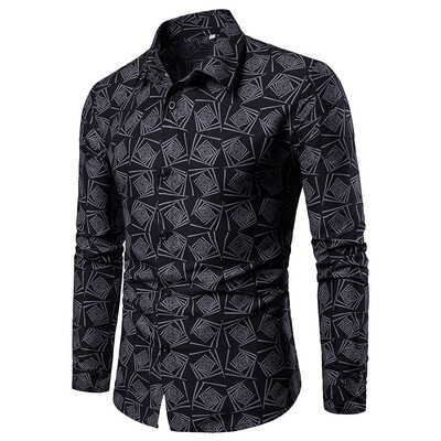 Tailored Spring And Summer Mens Casual Pattern Stand Collar Button Long Sleeve Shirt
Tailored Spring And Summer Mens Casual Pattern Stand Collar Button Long Sleeve Shirt