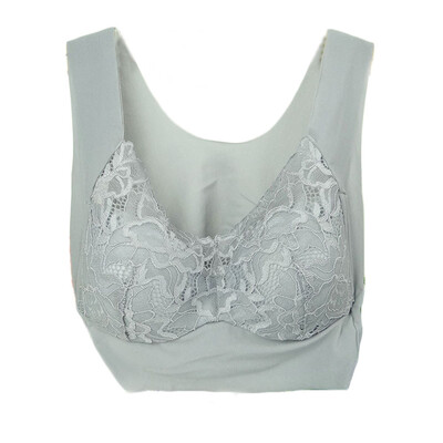 Toponeto Womens Sexy Lace Bra Female Wire Free Underwear Bra 
Toponeto Womens Sexy Lace Bra Female Wire Free Underwear Bra