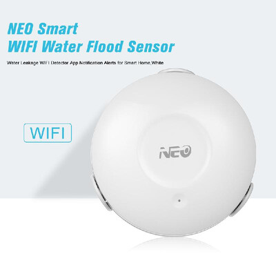 NEO Smart WIFI Water Flood Sensor Water Leakage WIFI Detector App Notification Alerts for Smart HomeWhite
NEO Smart WIFI Water Flood Sensor Water Leakage WIFI Detector App Notification Alerts for Smart HomeWhite