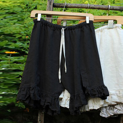 Tailored Women Plue Size Causal Solid Linen High Waist Tie Up Loose Wide Short Leg Pants 
Tailored Women Plue Size Causal Solid Linen High Waist Tie Up Loose Wide Short Leg Pants