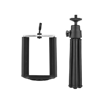 2-Section Extendable Aluminum Alloy Mini Tabletop Tripod Adjustable Phone Holder with 14" Screw Mounts for 55-85cm Width Smar
2-Section Extendable Aluminum Alloy Mini Tabletop Tripod Adjustable Phone Holder with 14" Screw Mounts for 55-85cm Width Smar