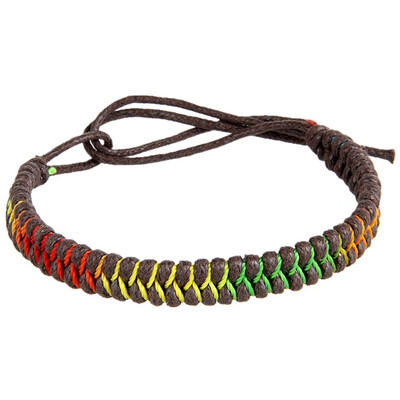 Men Women Fashion Jewelry Friendship Folk-custom Knitting Bracelet Hand Weaving Leather Wristband
Men Women Fashion Jewelry Friendship Folk-custom Knitting Bracelet Hand Weaving Leather Wristband