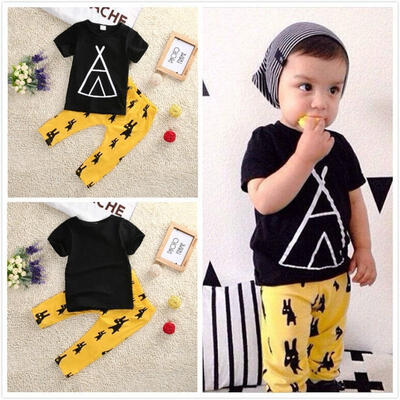 2pcs Toddler Kids Baby Boy T-shirt TopsLong Pants Trousers Outfits Clothing Set
2pcs Toddler Kids Baby Boy T-shirt TopsLong Pants Trousers Outfits Clothing Set
