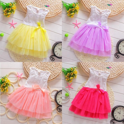 Kids Party Princess Flower Girls Sleeveless Tulle Dress Sequins Bow Tutu Skirts
Kids Party Princess Flower Girls Sleeveless Tulle Dress Sequins Bow Tutu Skirts