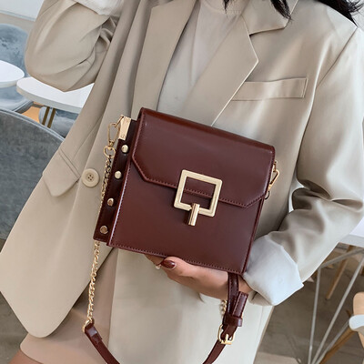 High-end bag handbags new 2019 fashion chain bag summer small fresh wild ins shoulder Messenger bag