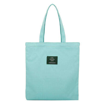 Patchwork Shoulder Handbags Women Canvas Top-handle Book Bags Large Totes