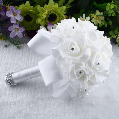 1 Piece Simple Cream Ivory Silk Bridal Bouquet Artificial Flowers Bridesmaid Bride Bouquet Decoration Customized
1 Piece Simple Cream Ivory Silk Bridal Bouquet Artificial Flowers Bridesmaid Bride Bouquet Decoration Customized