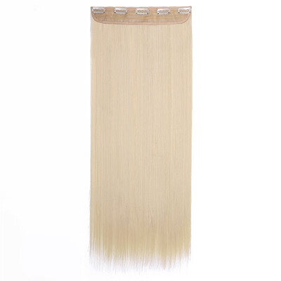 Synthetic Fiber Clips in on Hair Extension 34 Full Head One Piece 5 Clips Long Silky Straight Curly Wavy
Synthetic Fiber Clips in on Hair Extension 34 Full Head One Piece 5 Clips Long Silky Straight Curly Wavy