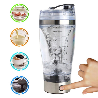 Student Sports Electric Protein Mixer Shaker Shaking Cup Bottle Water Drinkware Tool 450ml
Student Sports Electric Protein Mixer Shaker Shaking Cup Bottle Water Drinkware Tool 450ml