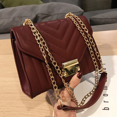 2019 new autumn&winter chic port style retro rhomboid chain bag ins Xiaoxiangfeng oblique span small square bag
2019 new autumn&winter chic port style retro rhomboid chain bag ins Xiaoxiangfeng oblique span small square bag