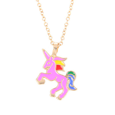 New gold&silver double color glaze Unicorn Unicorn animal alloy clavicle Pendant Necklace
New gold&silver double color glaze Unicorn Unicorn animal alloy clavicle Pendant Necklace
