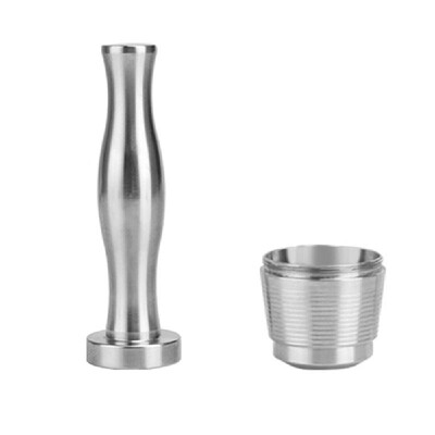 Stainless Steel Reusable Coffee Capsules with Press Coffee Tamper Refillable Coffee Pod Filter for Nespresso
Stainless Steel Reusable Coffee Capsules with Press Coffee Tamper Refillable Coffee Pod Filter for Nespresso