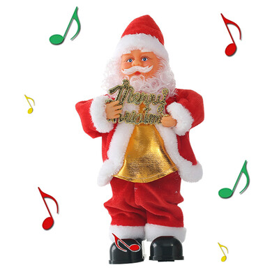 Gobestart Santa Claus Figure Singing Musical Santa Electric Toy Ornaments gift for Kids
Gobestart Santa Claus Figure Singing Musical Santa Electric Toy Ornaments gift for Kids