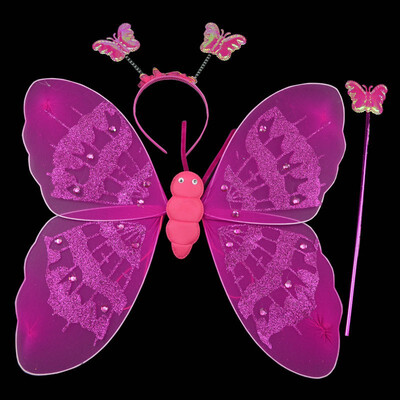 New Hot 3Pcsset Cosplay Costume Lovely Clothing Princess Kids Girl Butterfly Wing Wand Headband Fairy Christmas Party Dress
New Hot 3Pcsset Cosplay Costume Lovely Clothing Princess Kids Girl Butterfly Wing Wand Headband Fairy Christmas Party Dress