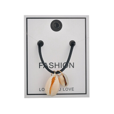 Fashion Natural Shell-Wrapped Gold Necklace For Women Natural Cowrie Shell Pendant With Beach Summer Sexy Necklace Selling Gift
Fashion Natural Shell-Wrapped Gold Necklace For Women Natural Cowrie Shell Pendant With Beach Summer Sexy Necklace Selling Gift
