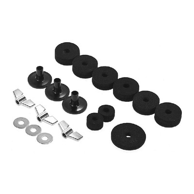 Pack of 18 PCS Drum Kit Accessories Set Cymbal Stand Felts Hi-Hat Clutch Felts Hi Hat Cup Felts Cymbal Wing Nuts Cymbal Sleeves an
Pack of 18 PCS Drum Kit Accessories Set Cymbal Stand Felts Hi-Hat Clutch Felts Hi Hat Cup Felts Cymbal Wing Nuts Cymbal Sleeves an