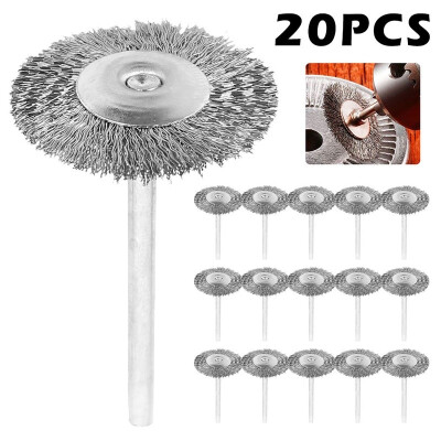 20Pcs Hot Sell Rotary Tools Accessories Rust Cleaner Brush Cup Polishing Steel Wire Wheel
20Pcs Hot Sell Rotary Tools Accessories Rust Cleaner Brush Cup Polishing Steel Wire Wheel