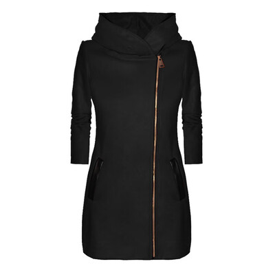 Womens Casual Warm Coat Long Sleeve Zipper Hooded Jackets Overcoat Trench Coat
Womens Casual Warm Coat Long Sleeve Zipper Hooded Jackets Overcoat Trench Coat