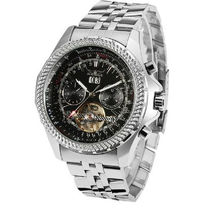 JARAGAR 070 Business Men Mechanical Watch Three Sub-Dial Calendar Month Week Display Fashion Casual Stainless Steel Strap 3ATM Wat
JARAGAR 070 Business Men Mechanical Watch Three Sub-Dial Calendar Month Week Display Fashion Casual Stainless Steel Strap 3ATM Wat