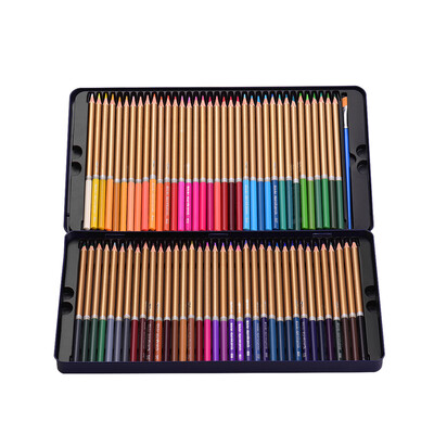Professional 72 Colored Pencils Set Pre-Sharpened Water-soluble Water Color Pencils with Brush Protective Storage Box for Students
Professional 72 Colored Pencils Set Pre-Sharpened Water-soluble Water Color Pencils with Brush Protective Storage Box for Students
