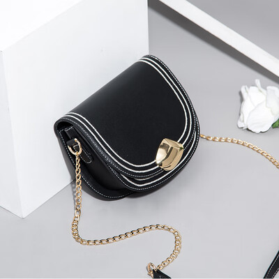 On the new tide of young women Korean fashion Joker chain shoulder bag slung saddle bag