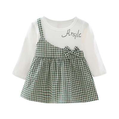 Baby Girl Dress 0-3T New Autumn Fashion Casual Long Sleeve Letter Printing Bownot Decoration Single Shoulder Strap Dress
Baby Girl Dress 0-3T New Autumn Fashion Casual Long Sleeve Letter Printing Bownot Decoration Single Shoulder Strap Dress